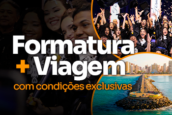 3º ano: Solenidade de Formatura + Viagem de Encerramento do Terceirão