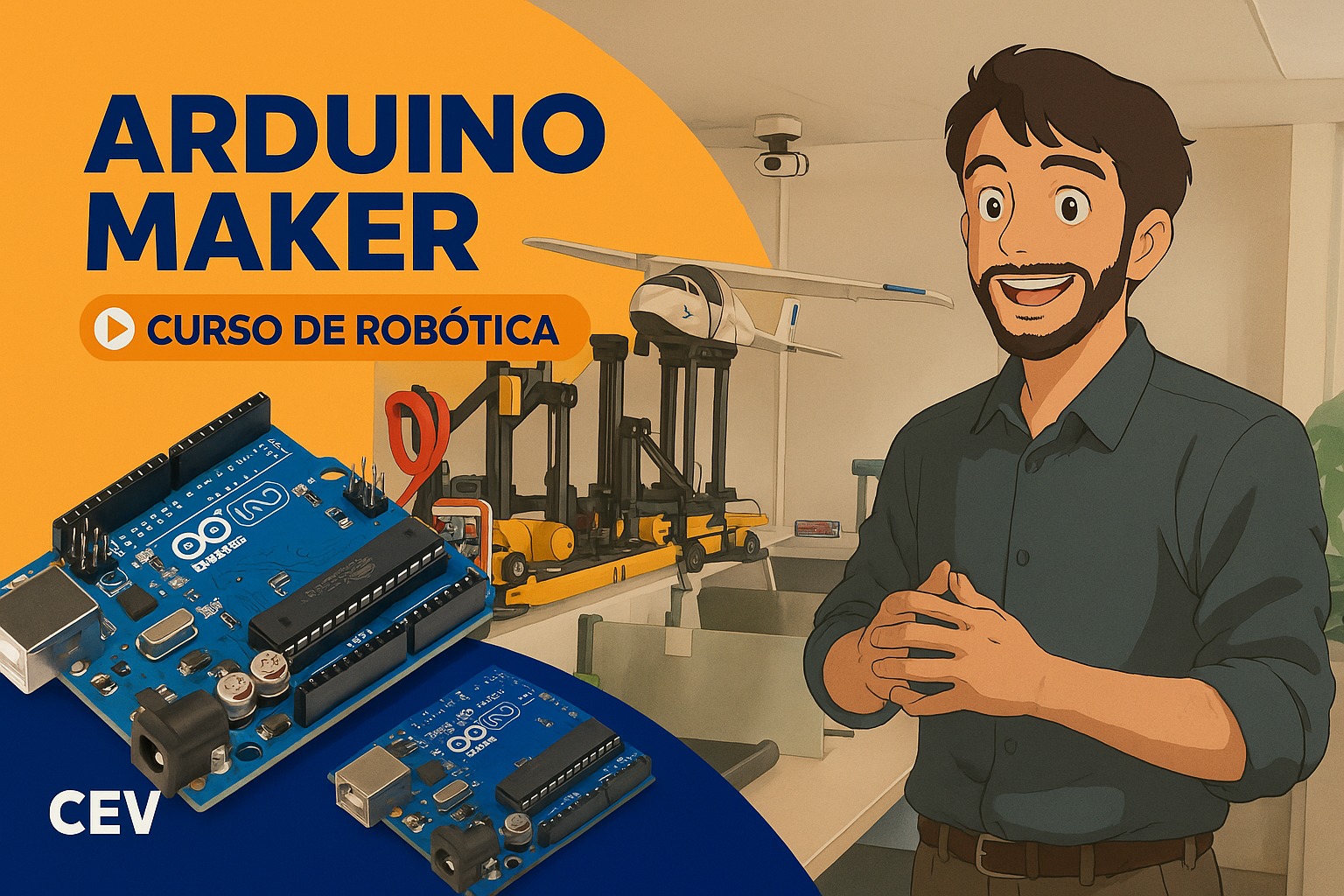 CURSO ROBÓTICA : Arduino Maker 2025 (6º ano EF ao 2º ano EM)