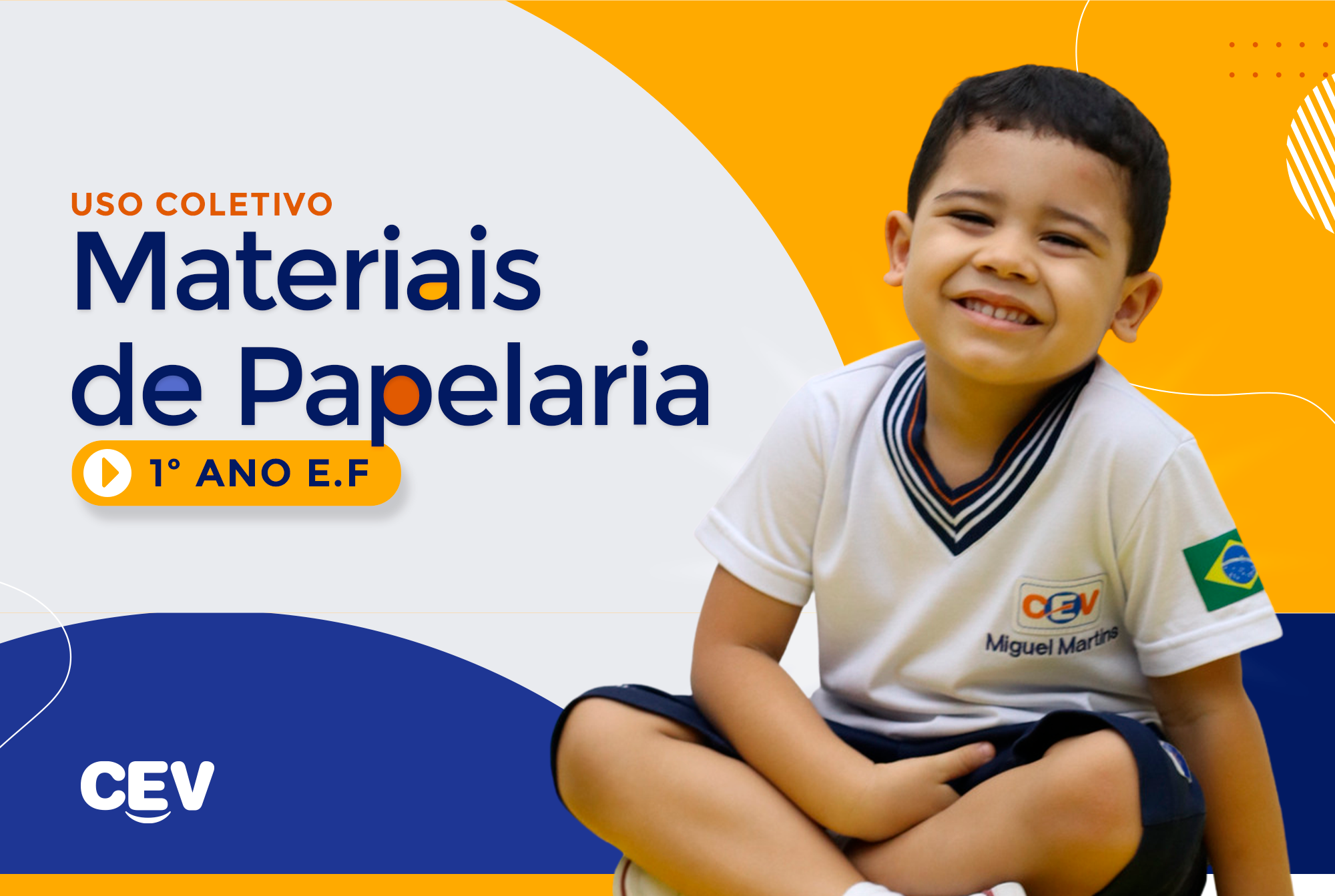 Materiais de Papelaria - Uso Coletivo - 1º ANO E.F - 2026