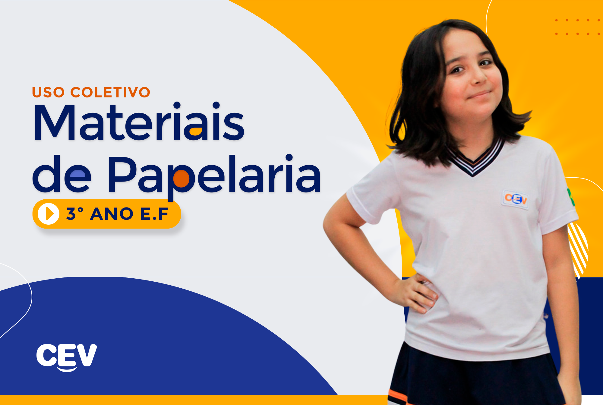 Materiais de Papelaria - Uso Coletivo - 3º ANO E.F - 2026