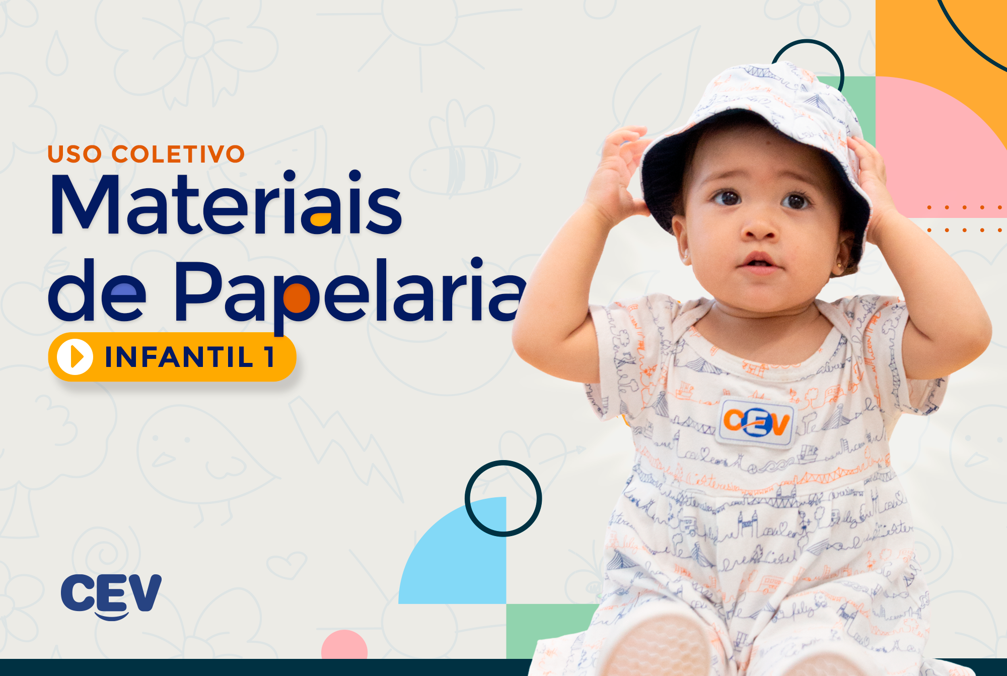 Materiais de Papelaria - Uso Coletivo - INFANTIL 1 - 2026