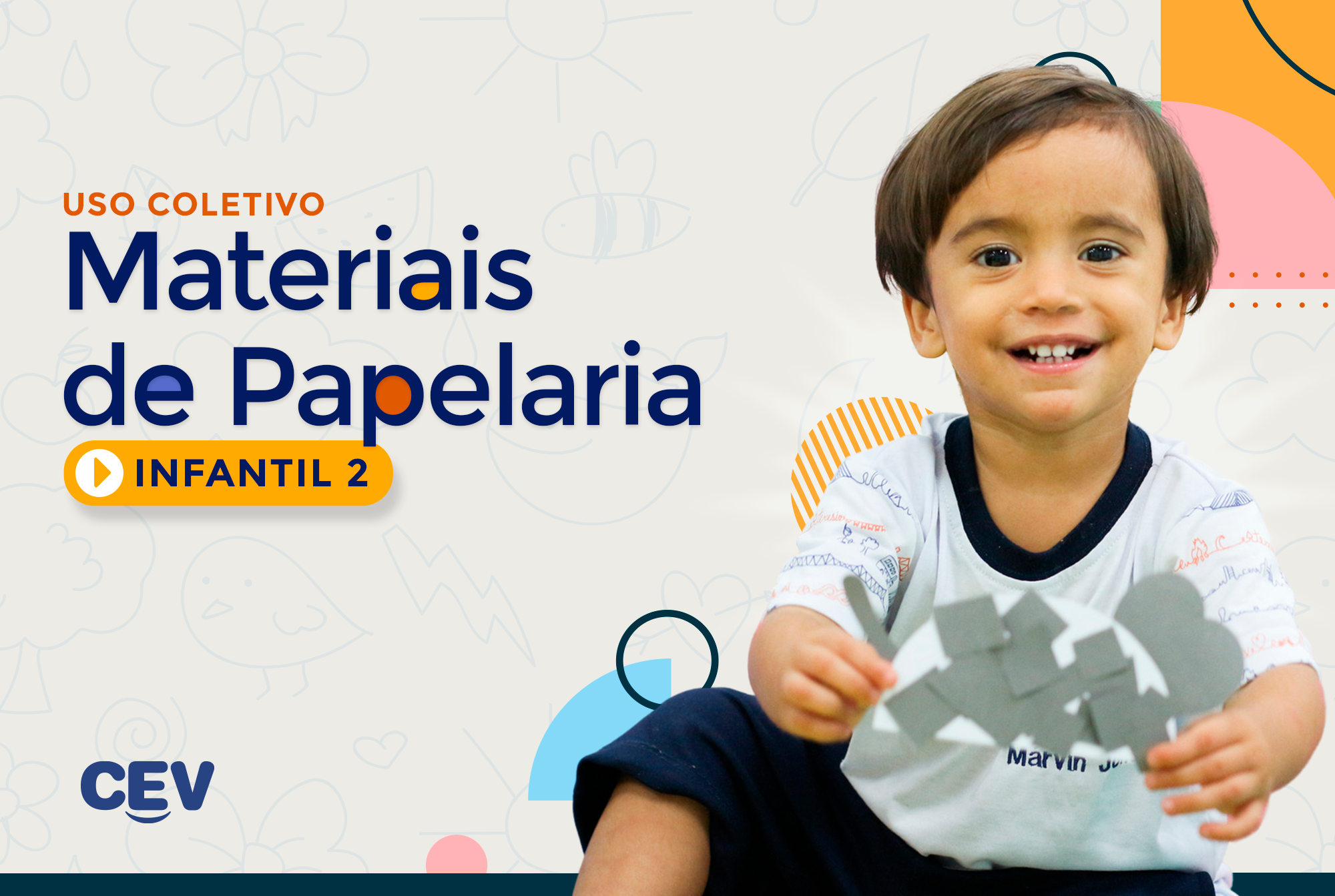 Materiais de Papelaria - Uso Coletivo - INFANTIL 2 - 2026