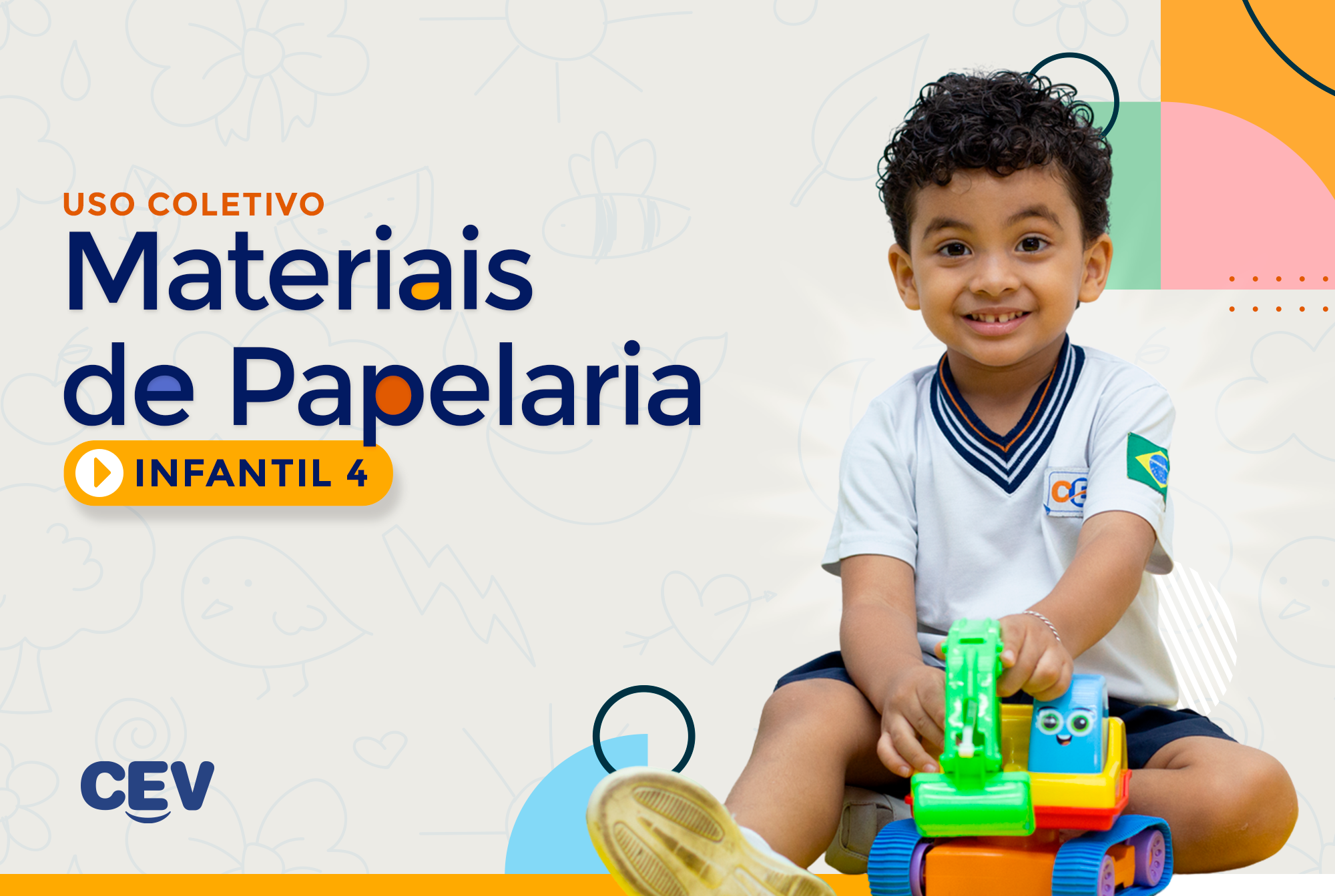 Materiais de Papelaria - Uso Coletivo - INFANTIL 4 - 2026